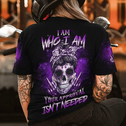 I AM WHO I AM SKULL ALL OVER PRINT - YHLN0704233