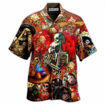 Skull Until We Are Seperated By Death - Hawaiian Shirt - Owl Ohh - Owl Ohh