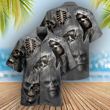 Skull What Scares You Excites Me - Hawaiian Shirt - Owl Ohh - Owl Ohh