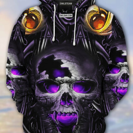 Skull hello darkness - Hoodie - HOOD07TNH200921