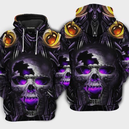 Skull hello darkness - Hoodie - HOOD07TNH200921