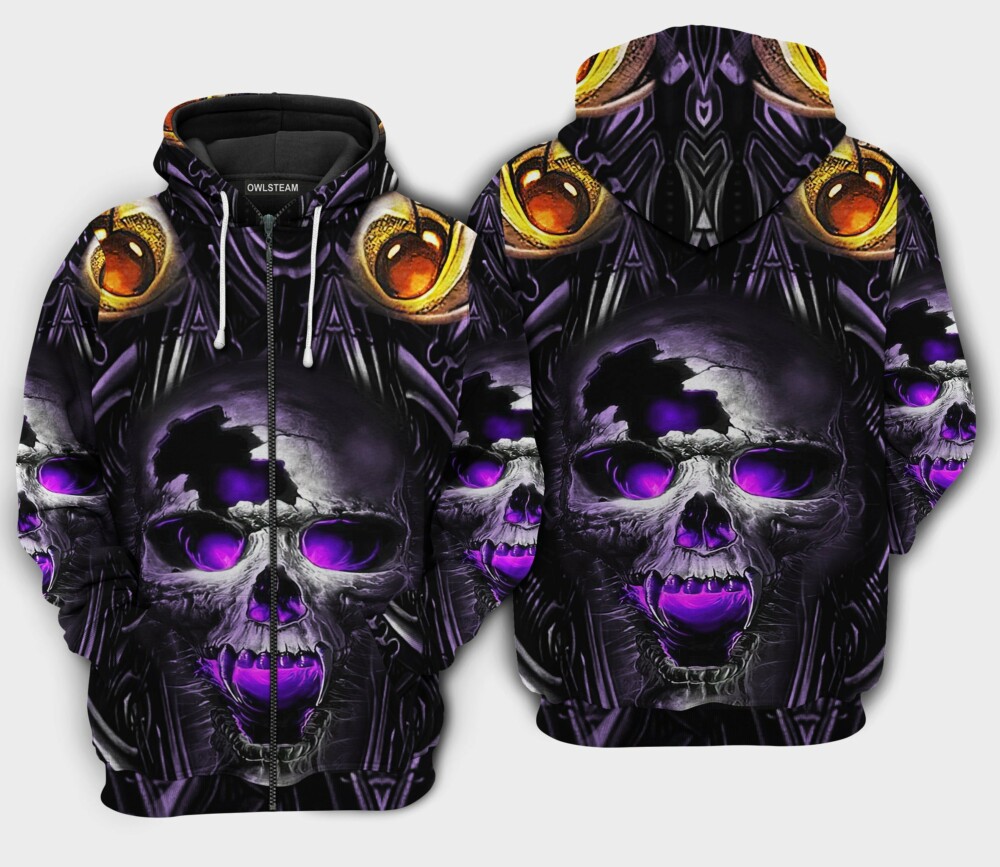 Skull hello darkness - Hoodie - HOOD07TNH200921