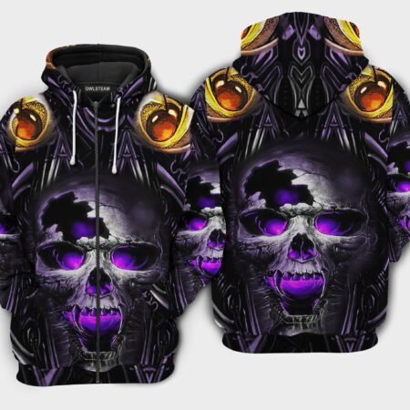 Skull hello darkness - Hoodie - HOOD07TNH200921