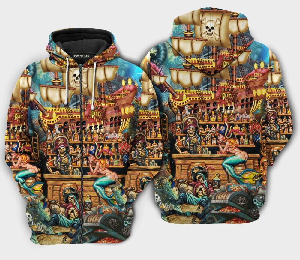 Skull hunting and wine bar - Hoodie - HOOD09TNH200921
