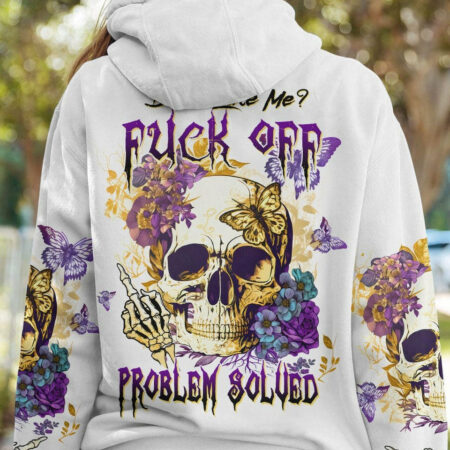 DON'T LIKE ME F OFF FLORAL SKULL ALL OVER PRINT - TLTW1804233