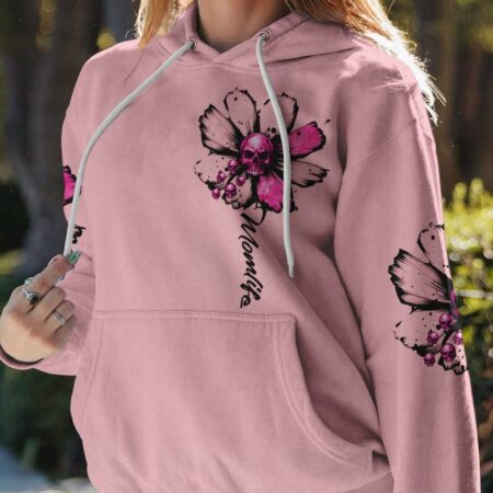 MOM LIFE DAISY SKULL ALL OVER PRINT - TLNZ2402234