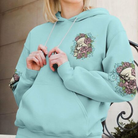 I MAY NOT BE PERFECT SKULL ROSES ALL OVER PRINT - YHLN2103233
