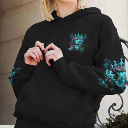 I'M THE F QUEEN SUGAR SKULL ALL OVER PRINT - TLTW3003234