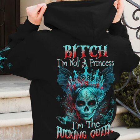 I'M THE F QUEEN SUGAR SKULL ALL OVER PRINT - TLTW3003234