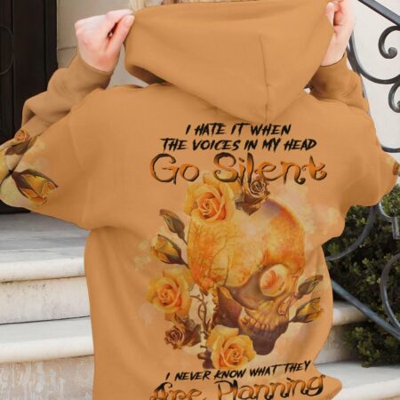 I HATE IT WHEN THE VOICES IN MY HEAD SKULL ALL OVER PRINT - TLTR3001231