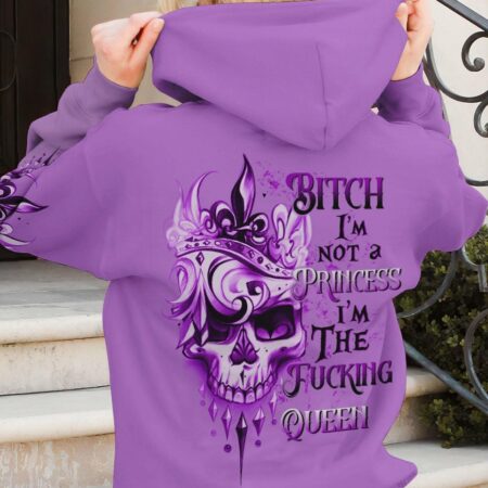 I'M THE FKING QUEEN TATTOOED SKULL ALL OVER PRINT - TLTW1401232