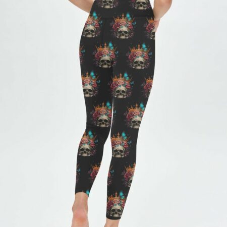 I'M THE F QUEEN SKULL ROSE CROWN ALL OVER PRINT - TLTR0802233