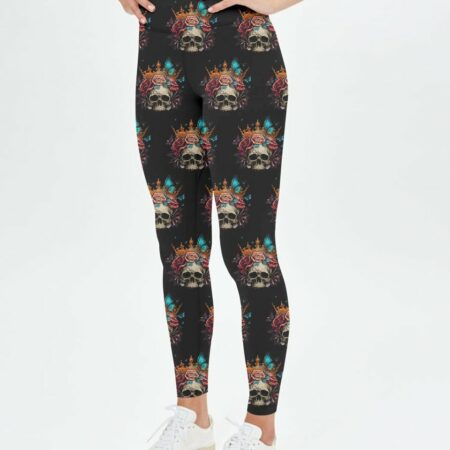 I'M THE F QUEEN SKULL ROSE CROWN ALL OVER PRINT - TLTR0802233