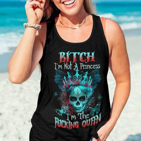 I'M THE F QUEEN SUGAR SKULL ALL OVER PRINT - TLTW3003234