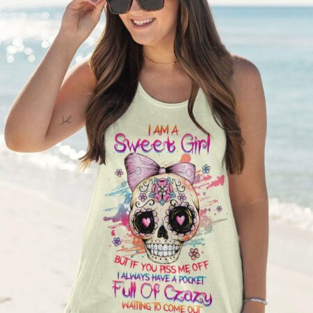 I AM A SWEET GIRL SKULL ALL OVER PRINT - YHHG0203231