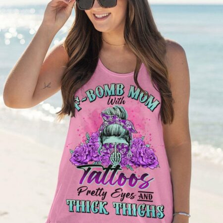 F-BOMB MOM WITH TATTOOS ALL OVER PRINT - TLNO2002231