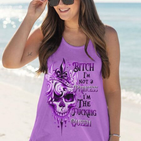 I'M THE FKING QUEEN TATTOOED SKULL ALL OVER PRINT - TLTW1401232