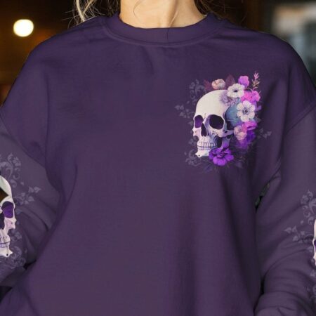 HATED BY MANY WANTED BY PLENTY SKULL FLOWER ALL OVER PRINT - YHLN0903234