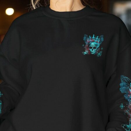I'M THE F QUEEN SUGAR SKULL ALL OVER PRINT - TLTW3003234