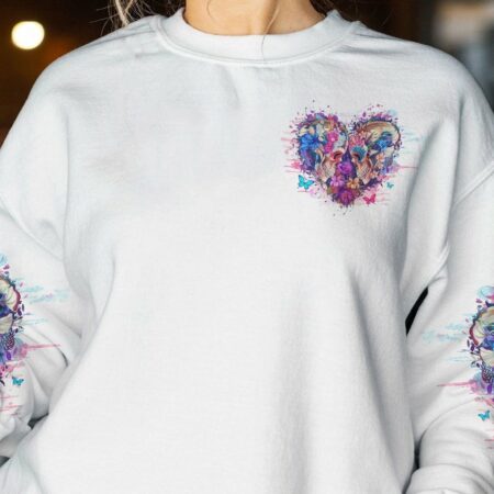 LOVE ME LIKE MY DEMONS DO SKULL ALL OVER PRINT - YHHG2704233