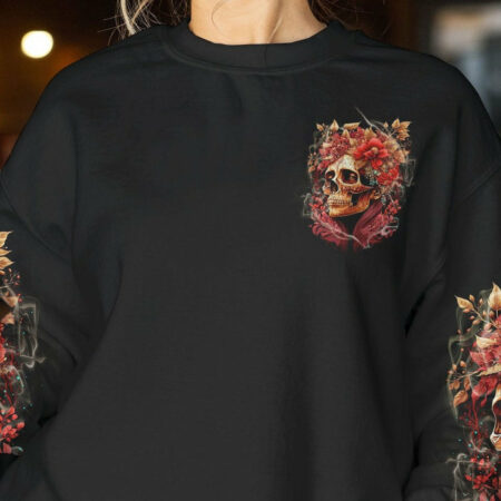 IF MY MOUTH DOESN'T SAY IT SKULL FLOWER ALL OVER PRINT - TLTW1204233