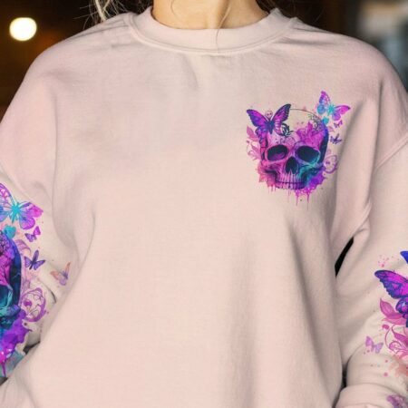 BUCKLE UP BUTTERCUP SKULL ALL OVER PRINT - TLTW2704231
