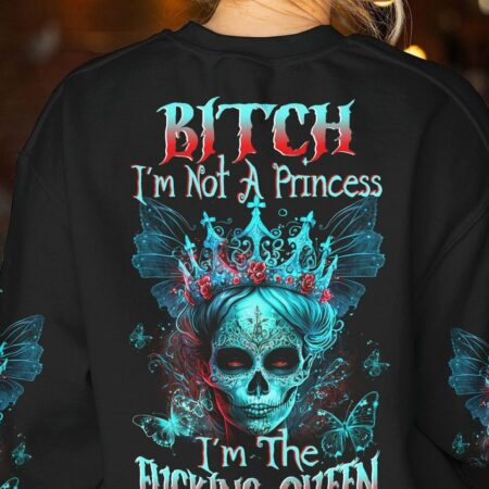 I'M THE F QUEEN SUGAR SKULL ALL OVER PRINT - TLTW3003234