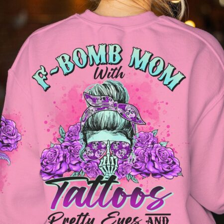 F-BOMB MOM WITH TATTOOS ALL OVER PRINT - TLNO2002231
