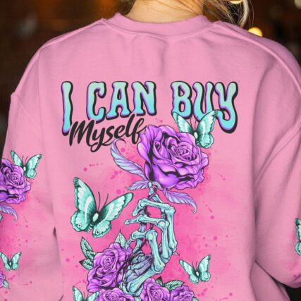 I CAN BUY MYSELF FLOWERS SKELETON HAND ALL OVER PRINT - TLNO0203232