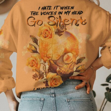 I HATE IT WHEN THE VOICES IN MY HEAD SKULL ALL OVER PRINT - TLTR3001231