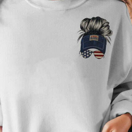 I'M A B DON'T TRY ME AMERICAN MESSY BUN ALL OVER PRINT - TLTW1201232