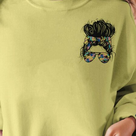 I'M A B DON'T TRY ME MESSY BUN ALL OVER PRINT - TLTR2402233