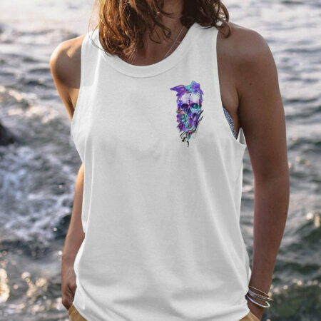 IF YOU THINK I'M CRAZY NOW ROSE SKULL ALL OVER PRINT - TLTR2004232
