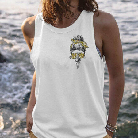 I'M A B DON'T TRY ME MESSY BUN DAISY ALL OVER PRINT - TLNO1704232
