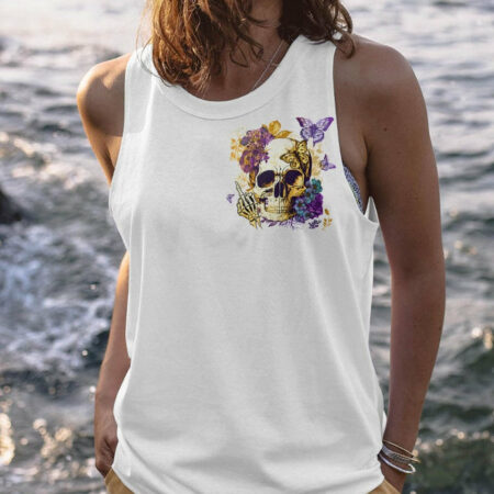 DON'T LIKE ME F OFF FLORAL SKULL ALL OVER PRINT - TLTW1804233
