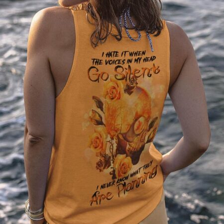 I HATE IT WHEN THE VOICES IN MY HEAD SKULL ALL OVER PRINT - TLTR3001231
