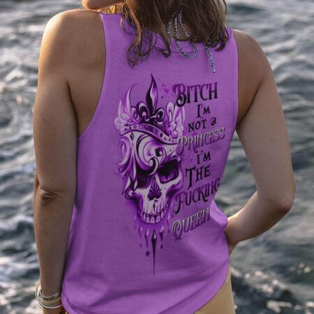 I'M THE FKING QUEEN TATTOOED SKULL ALL OVER PRINT - TLTW1401232
