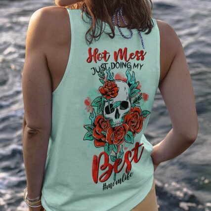 HOT MESS ROSE SKULL ALL OVER PRINT - TLTR1503231