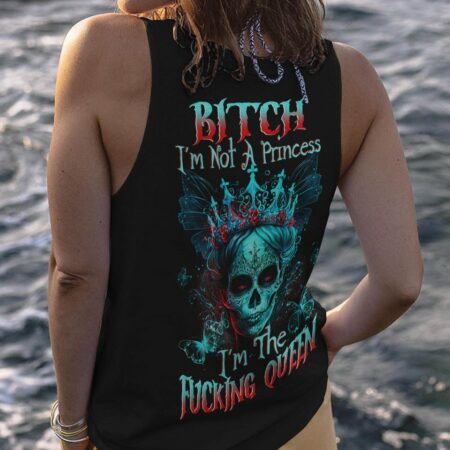 I'M THE F QUEEN SUGAR SKULL ALL OVER PRINT - TLTW3003234