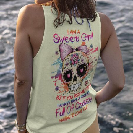 I AM A SWEET GIRL SKULL ALL OVER PRINT - YHHG0203231