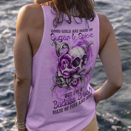 GOOD GIRLS ARE MADE OF SUGAR AND SPICE PURPLE ALL OVER PRINT - TLTR1601231