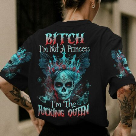I'M THE F QUEEN SUGAR SKULL ALL OVER PRINT - TLTW3003234