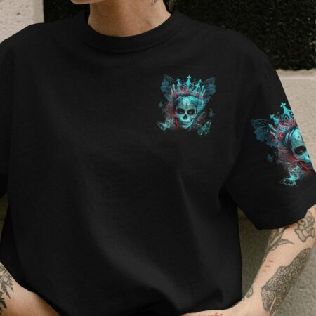 I'M THE F QUEEN SUGAR SKULL ALL OVER PRINT - TLTW3003234