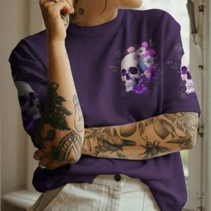 HATED BY MANY WANTED BY PLENTY SKULL FLOWER ALL OVER PRINT - YHLN0903234