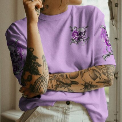 GOOD GIRLS ARE MADE OF SUGAR AND SPICE PURPLE ALL OVER PRINT - TLTR1601231
