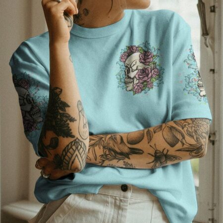 I MAY NOT BE PERFECT SKULL ROSES ALL OVER PRINT - YHLN2103233
