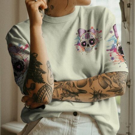 I AM A SWEET GIRL SKULL ALL OVER PRINT - YHHG0203231