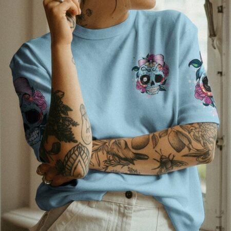 I AM A SWEET GIRL FUNNY SKULL ALL OVER PRINT - YHHG1601234