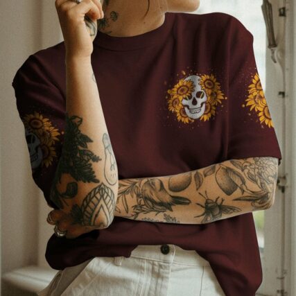 HELLO DARKNESS MY OLD FRIEND SKULL ALL OVER PRINT - YHDU1303232