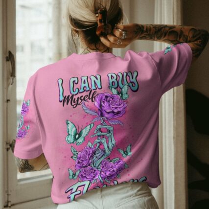 I CAN BUY MYSELF FLOWERS SKELETON HAND ALL OVER PRINT - TLNO0203232